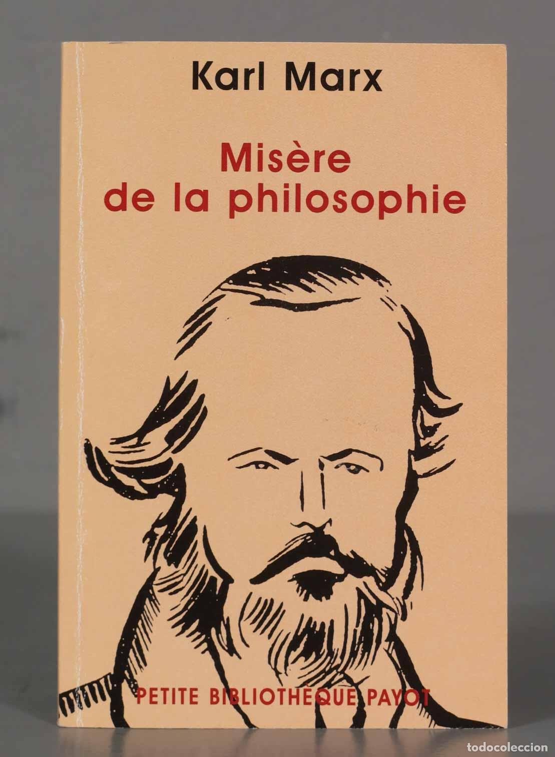 Libros de segunda mano: Mis&egrave;re de la philosophie Marx, Karl - Foto 1