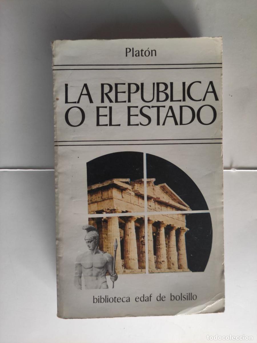 Libros de segunda mano: La Rep&uacute;blica o el Estado - Plat&oacute;n - Foto 1