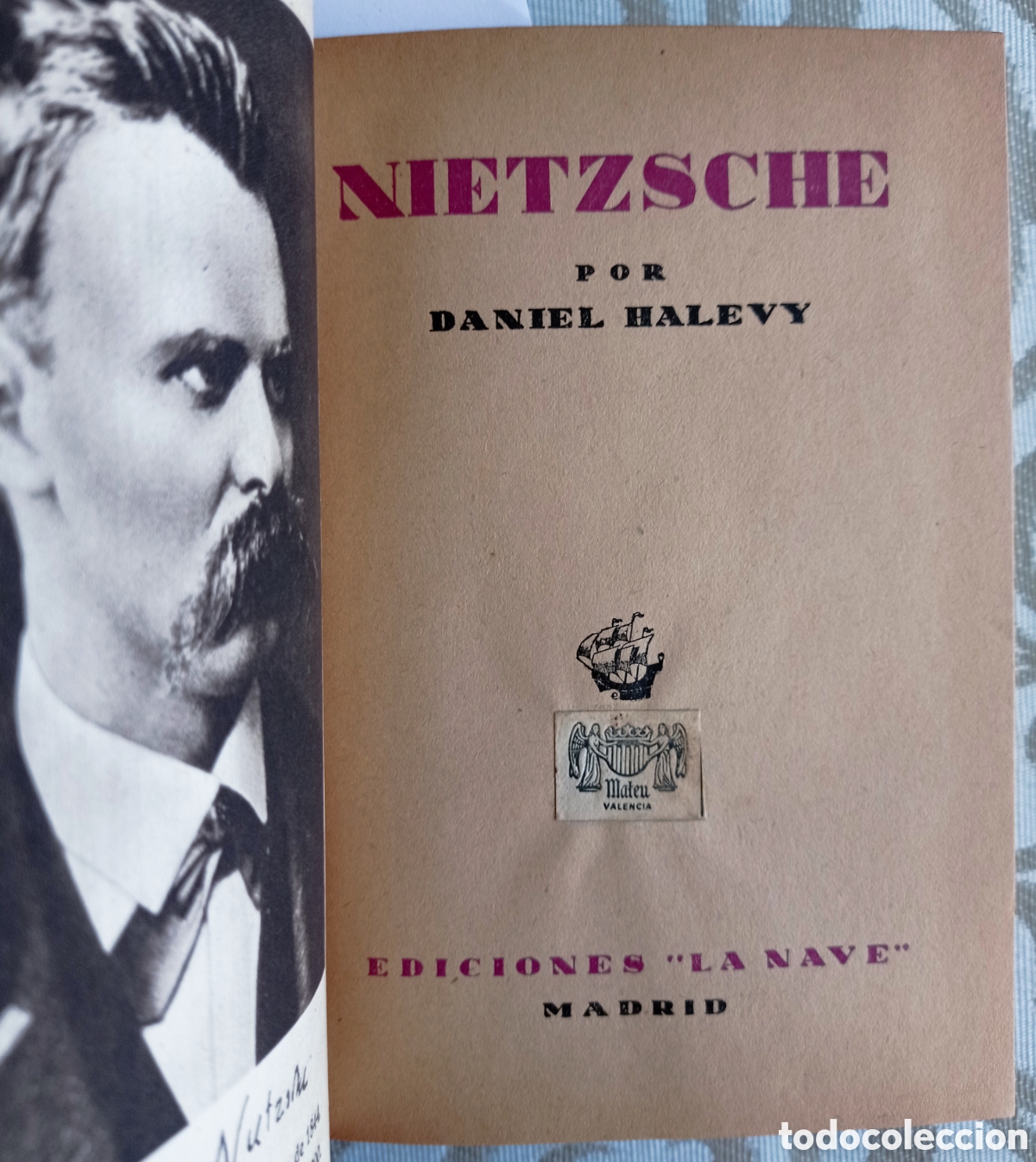 Libros de segunda mano: NIETZSCHE. DANIEL HALEVY. FILOSOF&Iacute;A - Foto 2