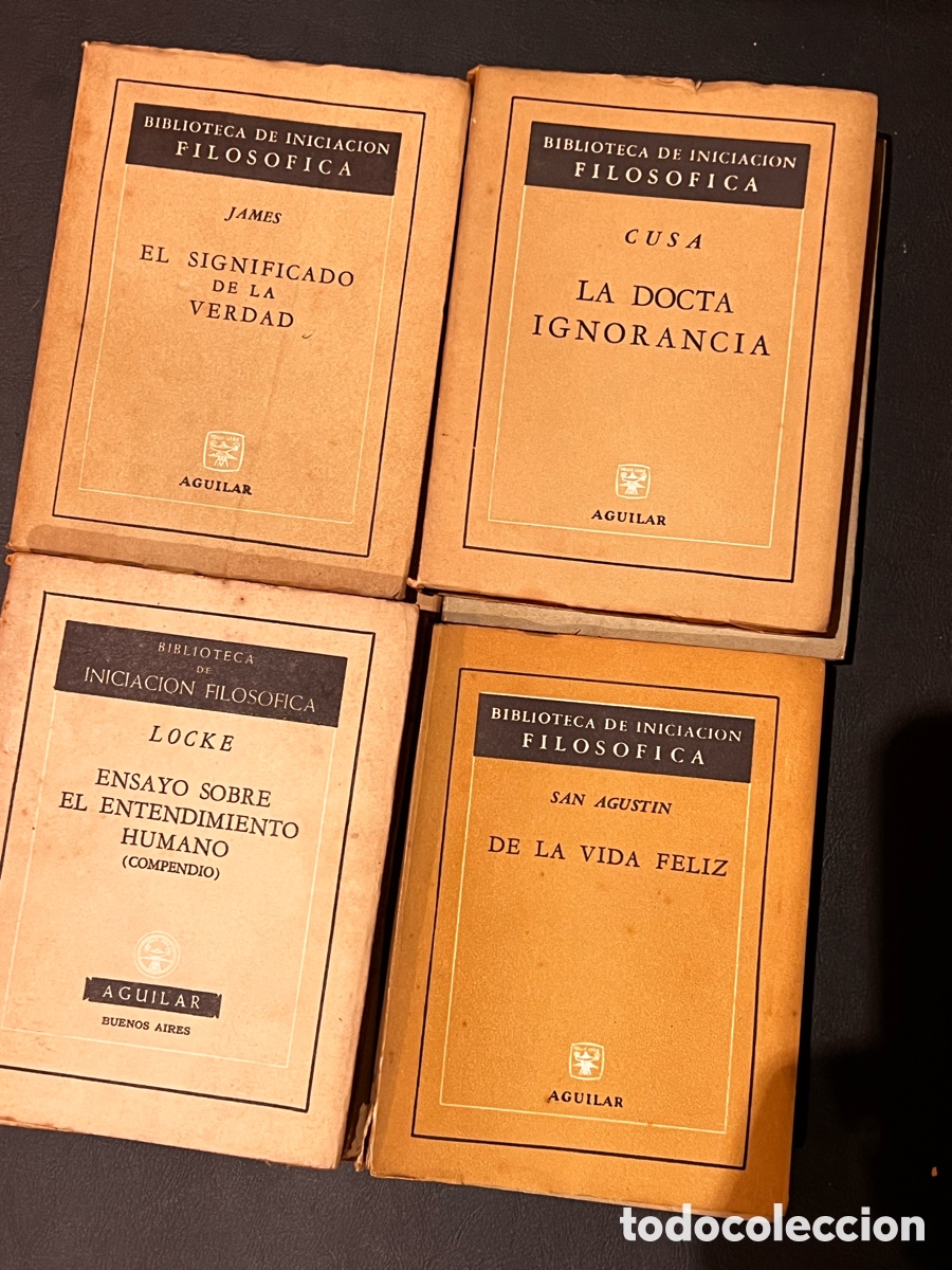 Libri di seconda mano: Biblioteca de Iniciaci&oacute;n Filos&oacute;fica. Aguilar. 14 t&iacute;tulos .