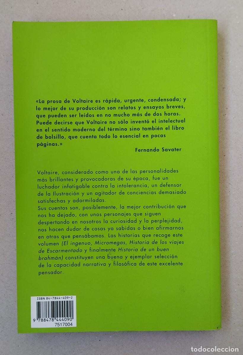 Libros de segunda mano: VOLTAIRE-EL INGENUO-SIRUELA 2000 - Foto 2