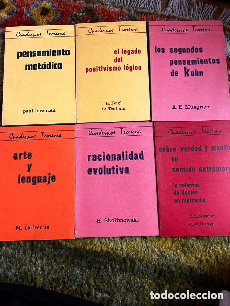 Libros de segunda mano: Cuadernos teorema . 6 disponibles. - Foto 1