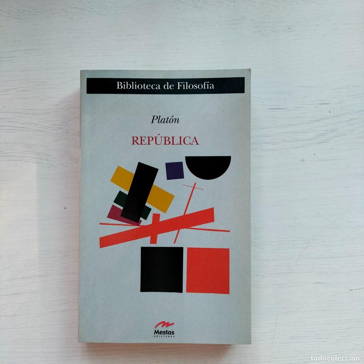 Libros de segunda mano: Rep&uacute;blica - Plat&oacute;n. Mestas - Foto 1