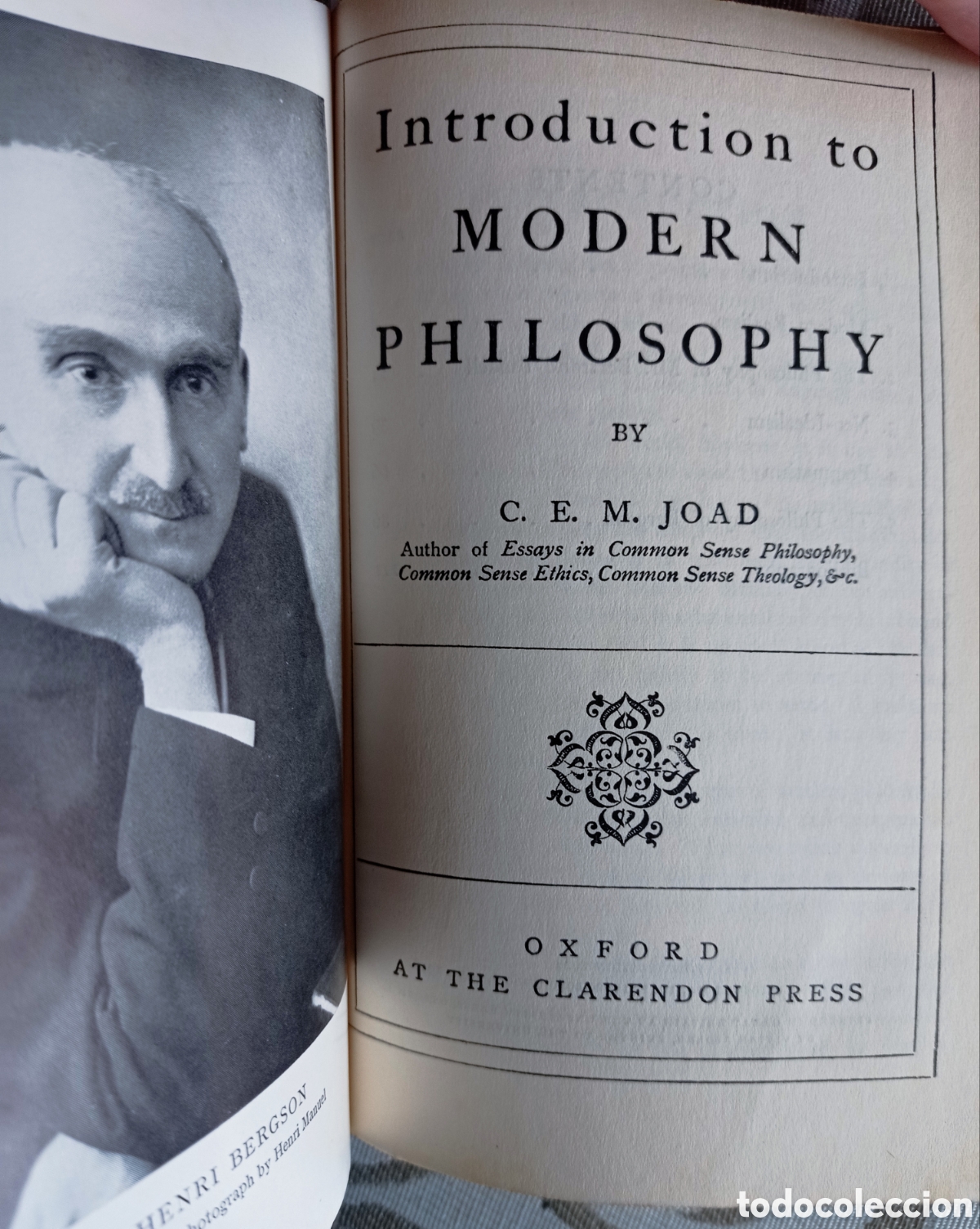 Libros de segunda mano: INTRODUCTION TO MODERN PHILOSOPHY. C.E.M. JOAD. - Foto 1