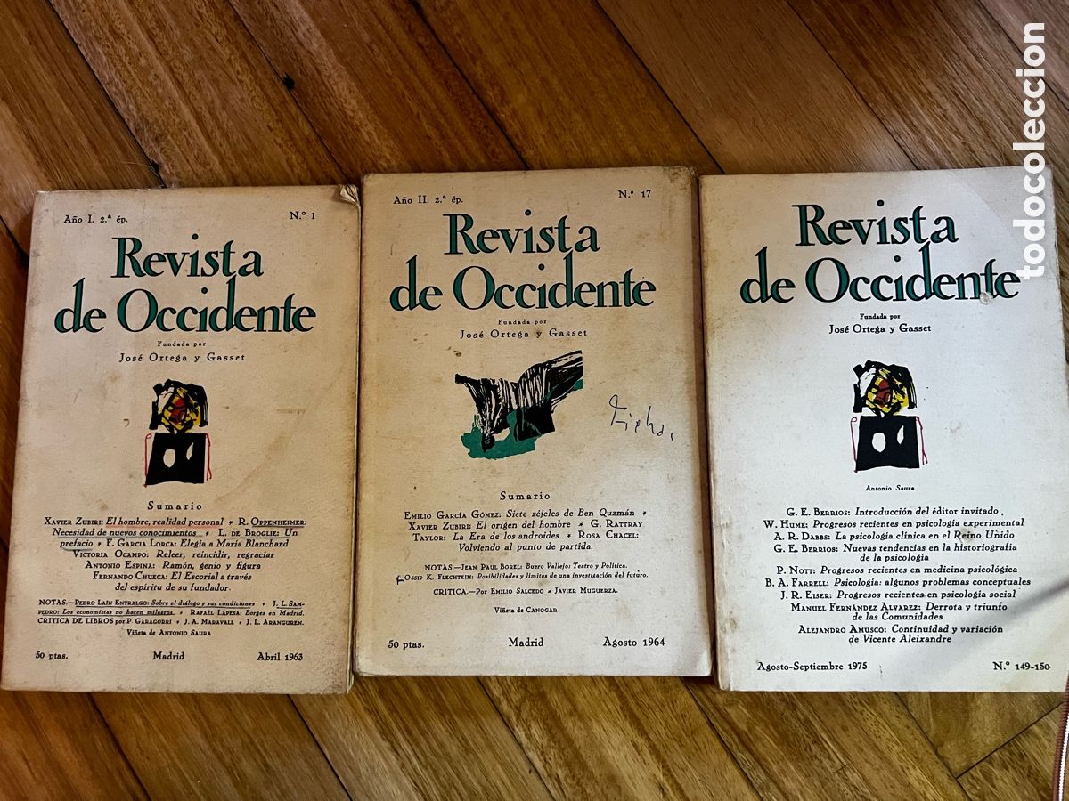 Libros de segunda mano: Revista de Occidente . Lote 19 n&uacute;meros. - Foto 2