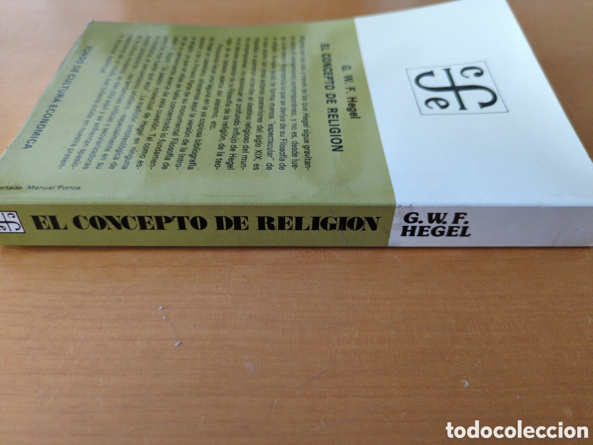 Libros de segunda mano: El concepto de religi&oacute;n. Hegel - Foto 3