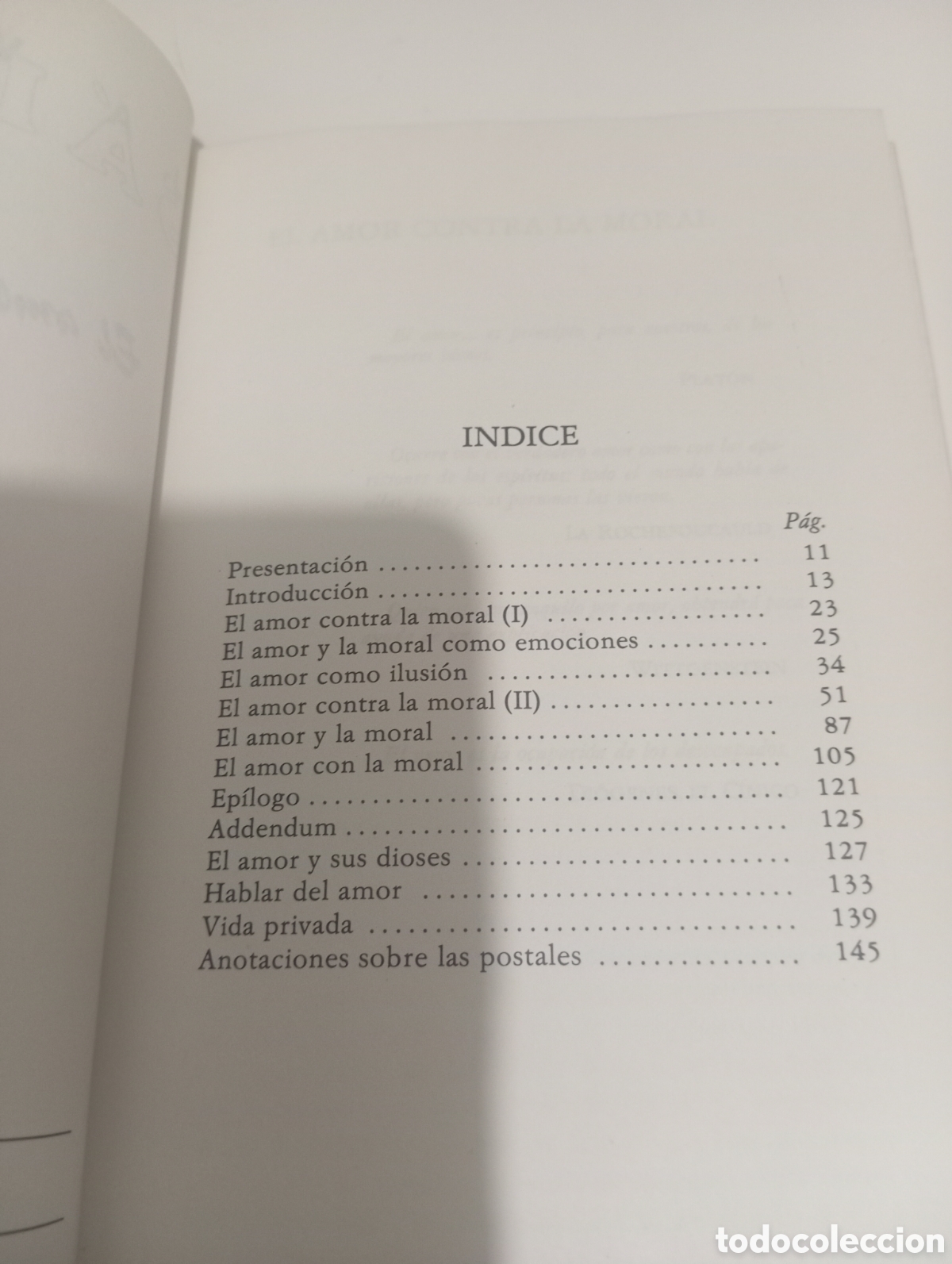 Libros de segunda mano: El amor contra la moral. Javier Sadaba - Foto 3
