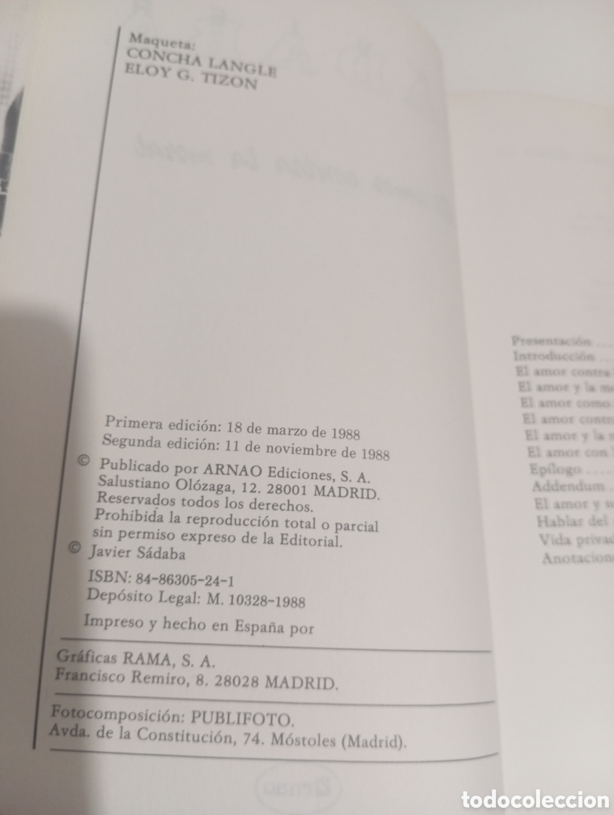 Libros de segunda mano: El amor contra la moral. Javier Sadaba - Foto 4