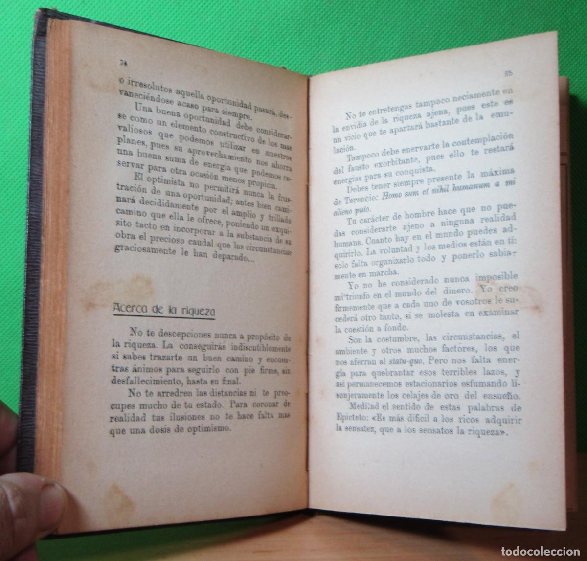 Libros de segunda mano: EL PODER Y LA CLAVE DEL OPTIMISMO E.W. STEVENS LIBRERIA SINTES BARCELONA - Foto 6