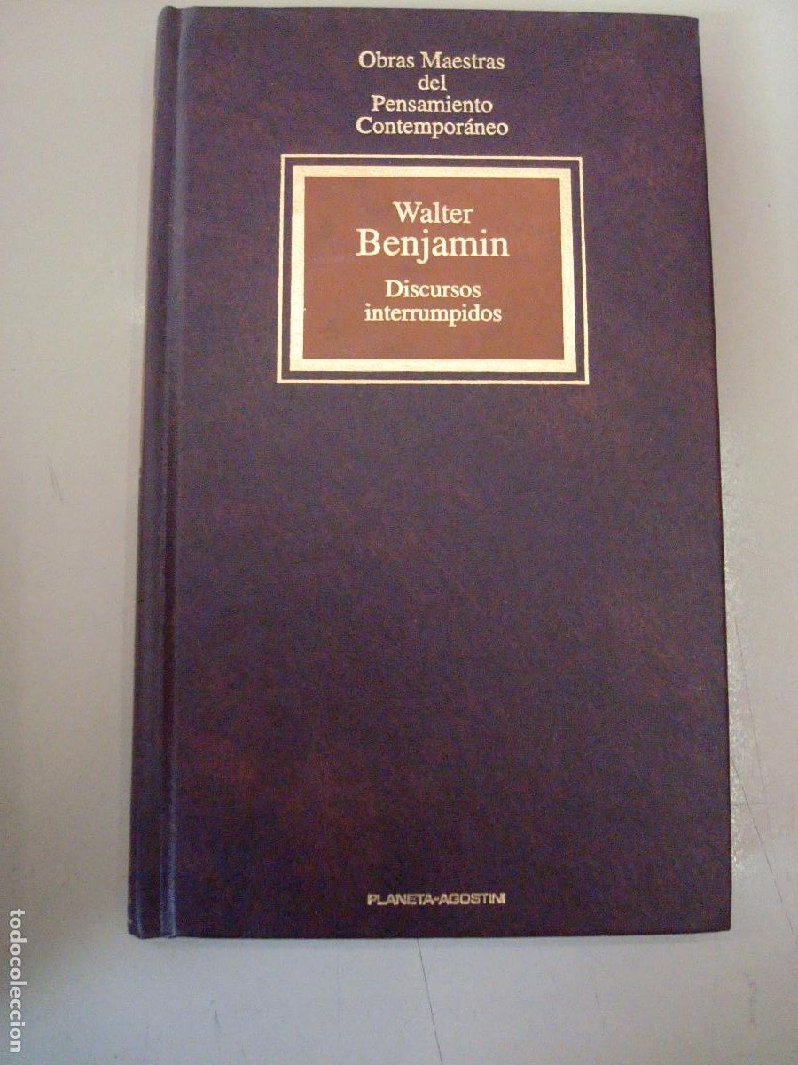 Libros de segunda mano: &rdquo;Discursos interrumpidos&rdquo;. Walter Benjamin - Foto 1