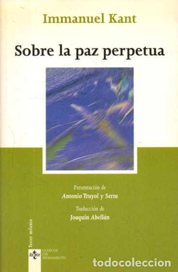 Libros de segunda mano: SOBRE LA PAZ PERPETUA. - KANT, Immanuel. - Foto 1
