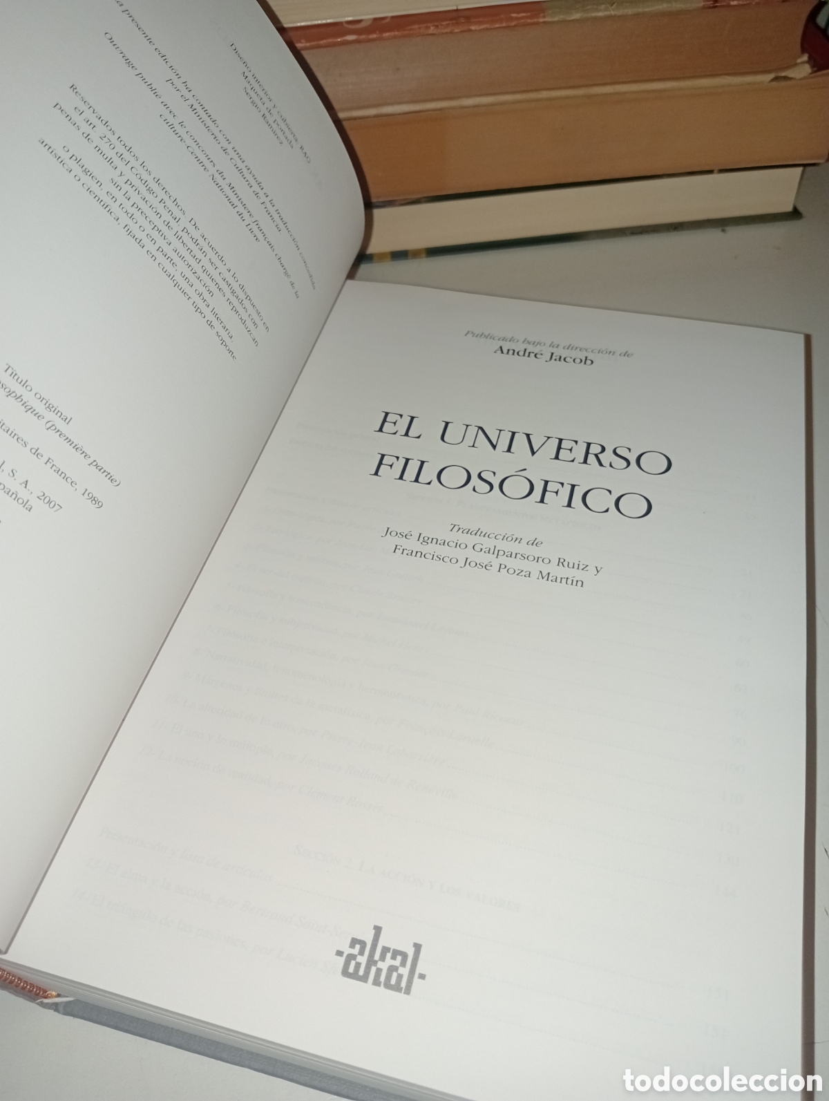 Libros de segunda mano: El universo filos&oacute;fico - Foto 4