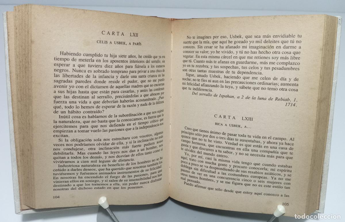 Libros de segunda mano: Cartas persas - Secondat, Charles - Foto 3