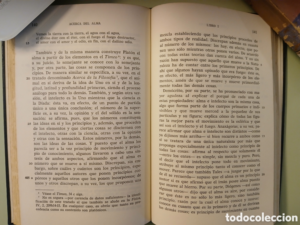 Libros de segunda mano: Acerca del alma. Aristoteles. - Foto 8