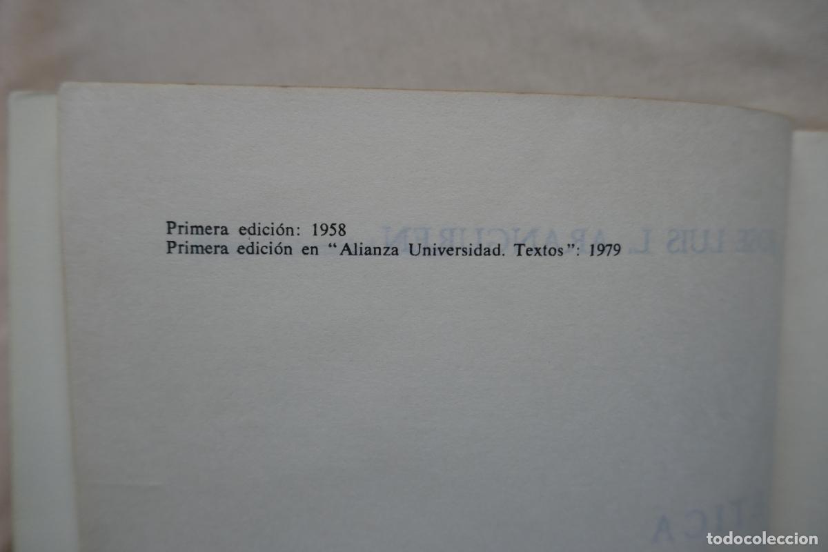 Libros de segunda mano: Jos&eacute; Luis L. Aranguren - &Eacute;tica - Foto 6