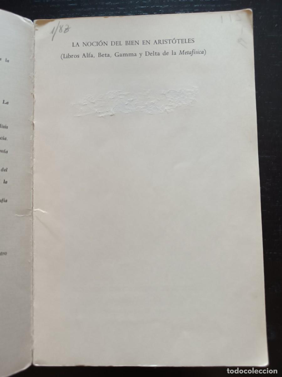 Libros de segunda mano: La noci&oacute;n del Bien en Arist&oacute;teles - Eugene E. Ryan - Foto 4