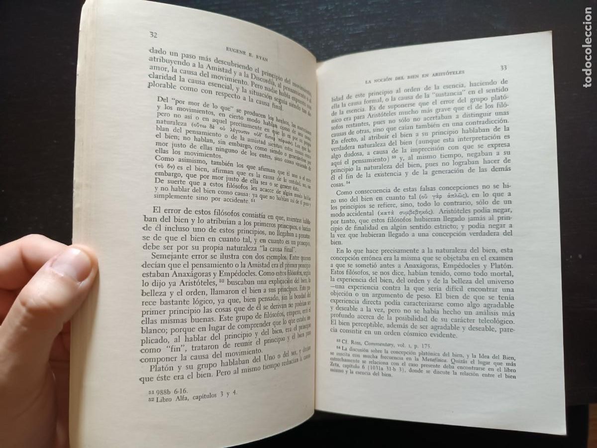 Libros de segunda mano: La noci&oacute;n del Bien en Arist&oacute;teles - Eugene E. Ryan - Foto 6