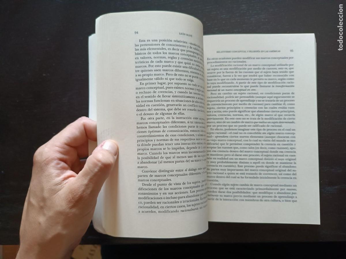 Libros de segunda mano: Relativismo cultural y filosof&iacute;a - Marcelo Dascal - Foto 7