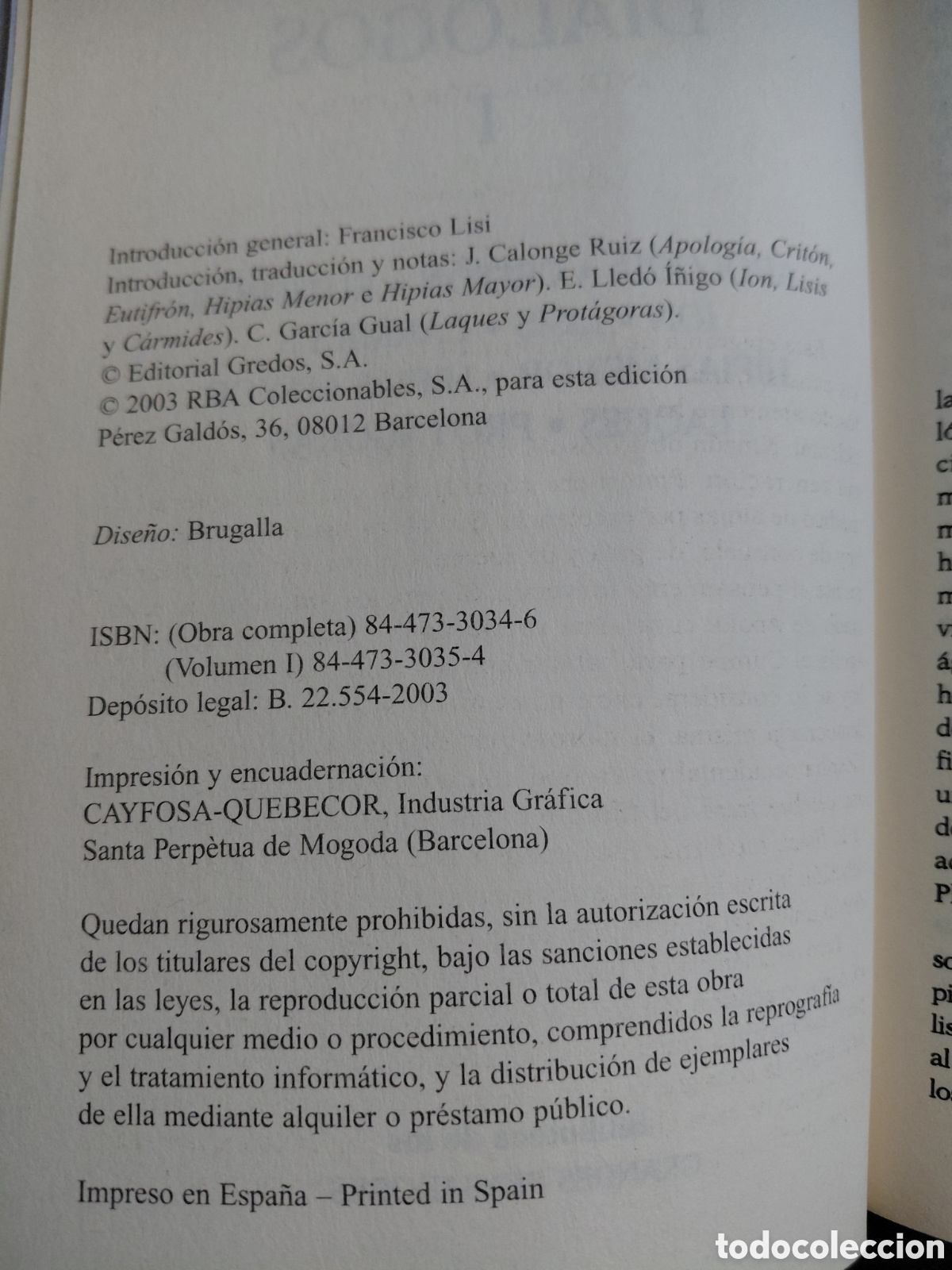 Libros de segunda mano: Plat&oacute;n. Di&aacute;logos. 5 vol&uacute;menes - Foto 7