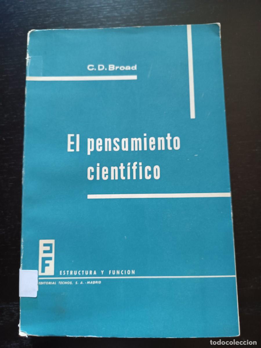 Libros de segunda mano: El pensamiento cient&iacute;fico - C. D. Broad - Foto 1