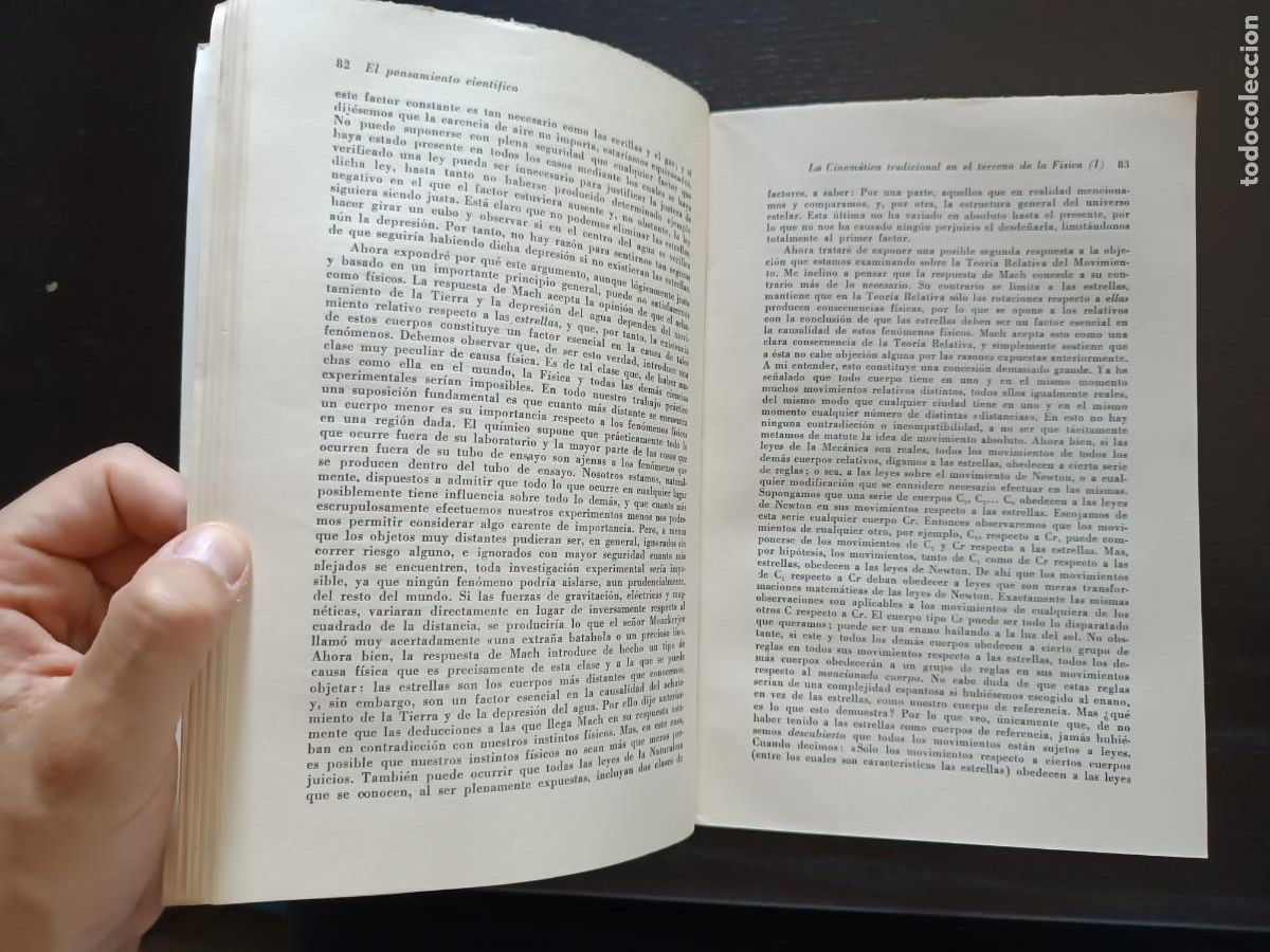 Libros de segunda mano: El pensamiento cient&iacute;fico - C. D. Broad - Foto 7