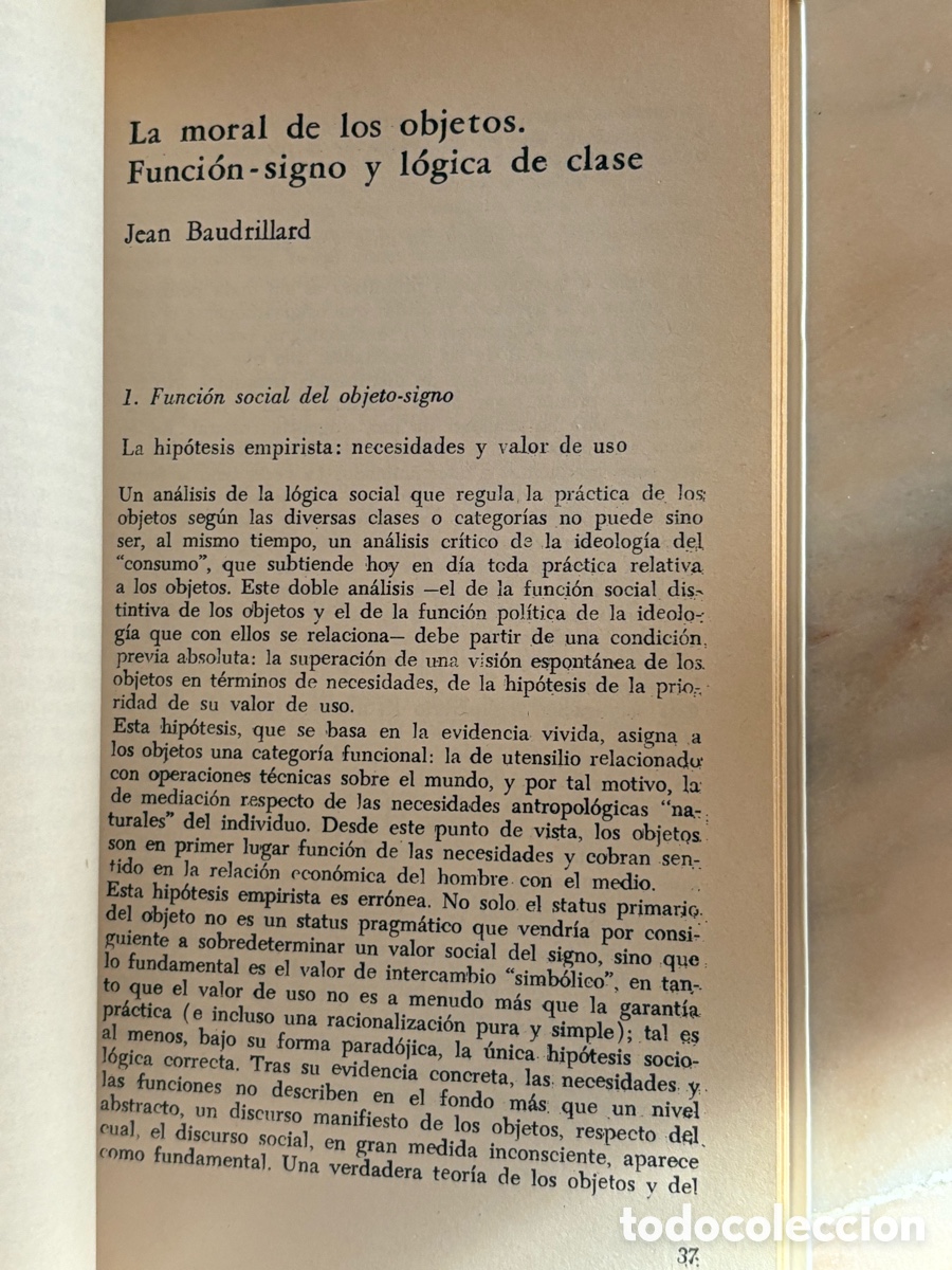 Libros de segunda mano: Comunicaciones/Los objetos - Foto 4