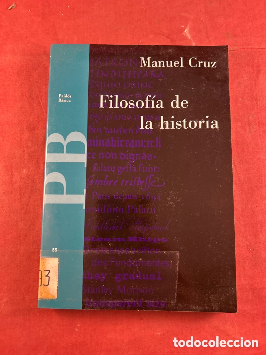 Libros de segunda mano: FILOS&Oacute;FIA DE LA HISTORIA - Foto 1