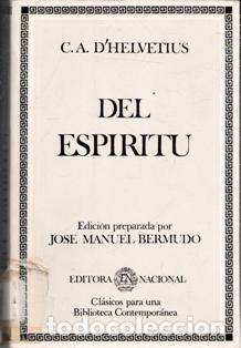 Libros de segunda mano: Del Esp&iacute;ritu, C.A. DHelv&eacute;ticus - Foto 1