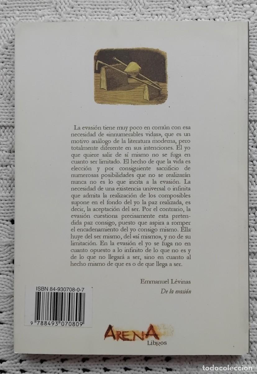 Libros de segunda mano: Emmanuel Levinas DE LA EVASION - Foto 5