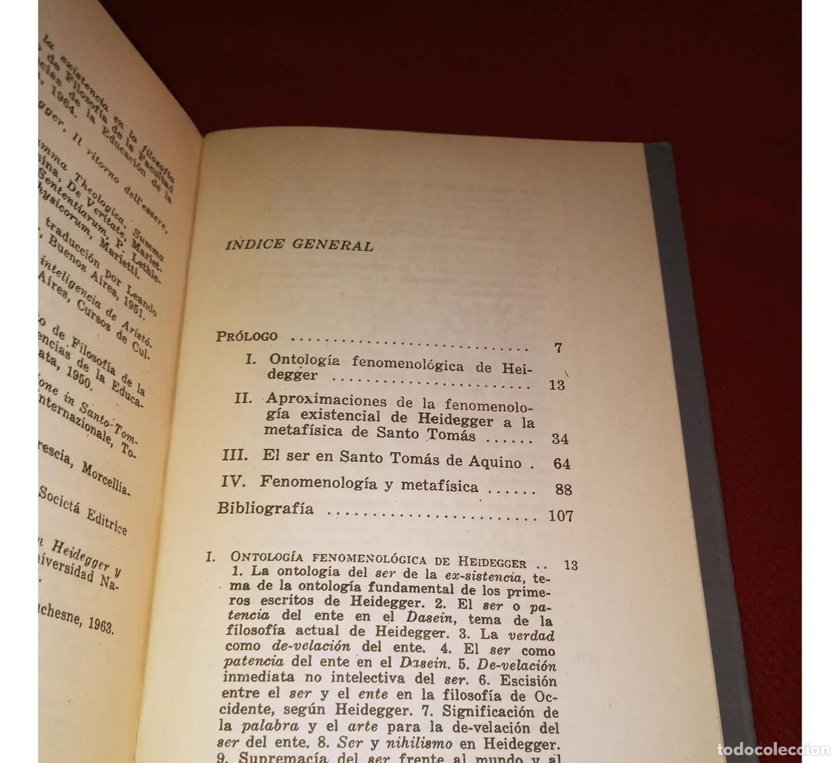 Libros de segunda mano: Octavio N. Derisi &mdash; El &uacute;ltimo Heidegger - LM - Foto 2