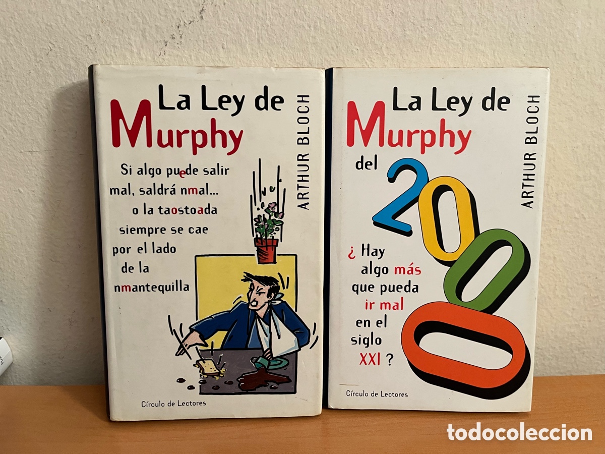 Libros de segunda mano: La Ley de Murphy y La ley de Murphy del 2000 - Foto 1