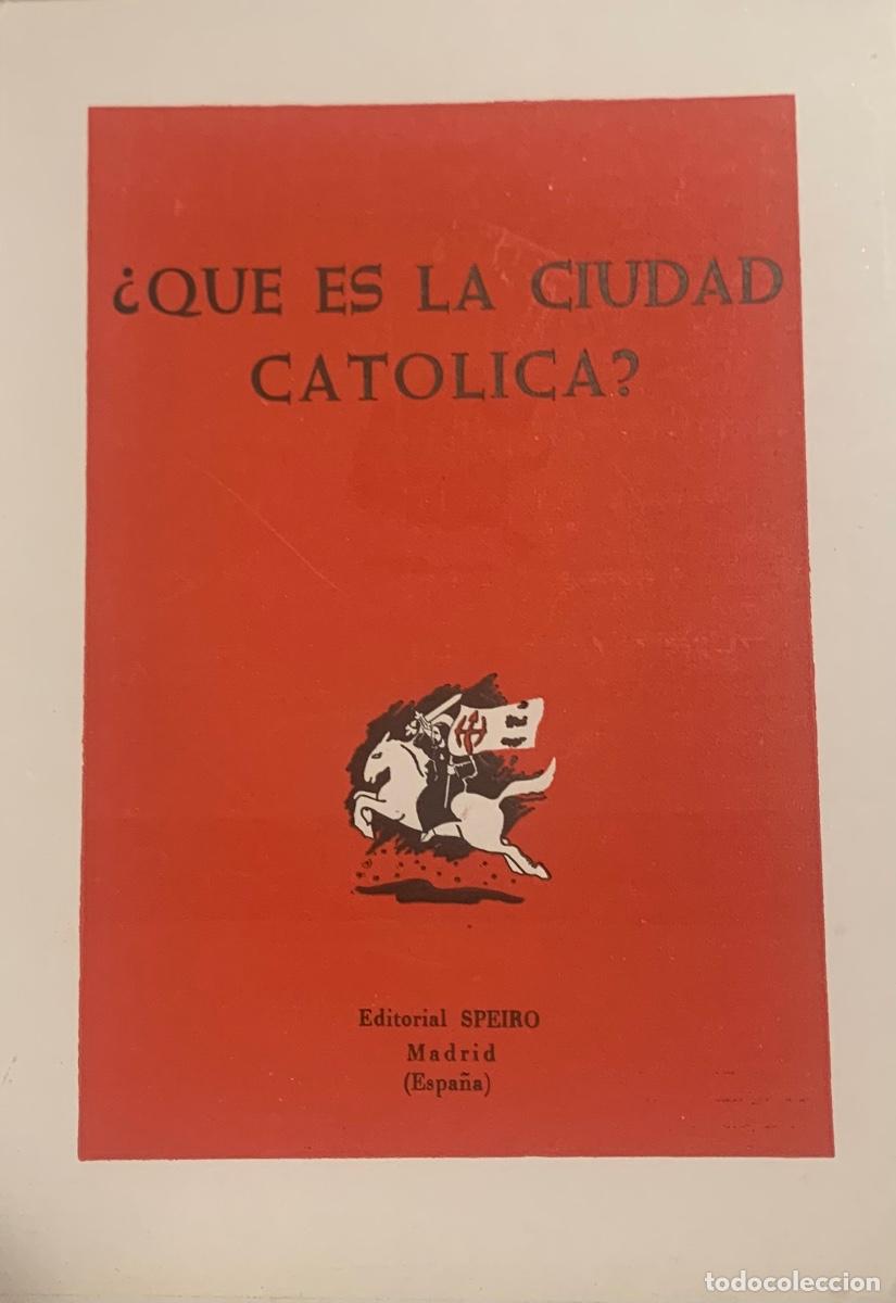 Libros de segunda mano: &iquest;Qu&eacute; es la Ciudad Cat&oacute;lica? - Foto 1