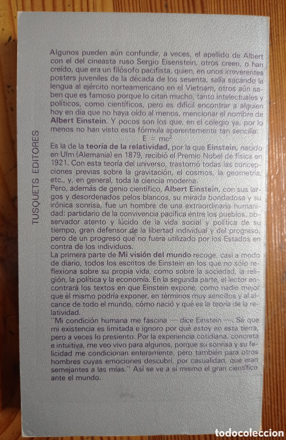Libros de segunda mano: ALBERT EINSTEIN. MI VISI&Oacute;N DEL MUNDO. - Foto 7