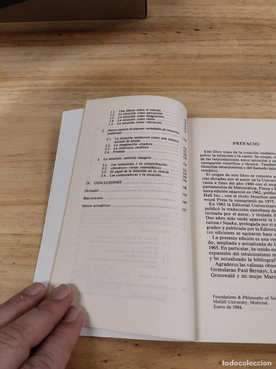 Libros de segunda mano: Intuici&oacute;n y Raz&oacute;n - Mario Bunge - Foto 7