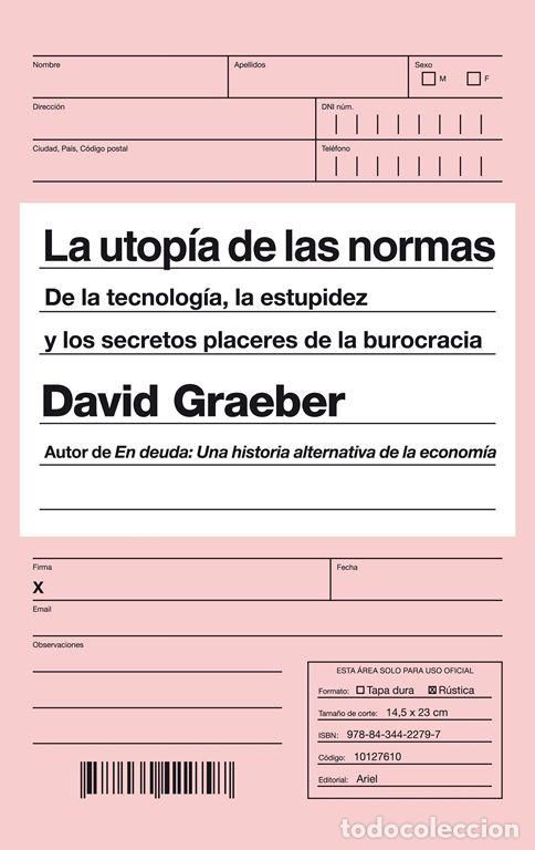 Libros de segunda mano: La utop&iacute;a de las normas. - Graeber, David. - Foto 1
