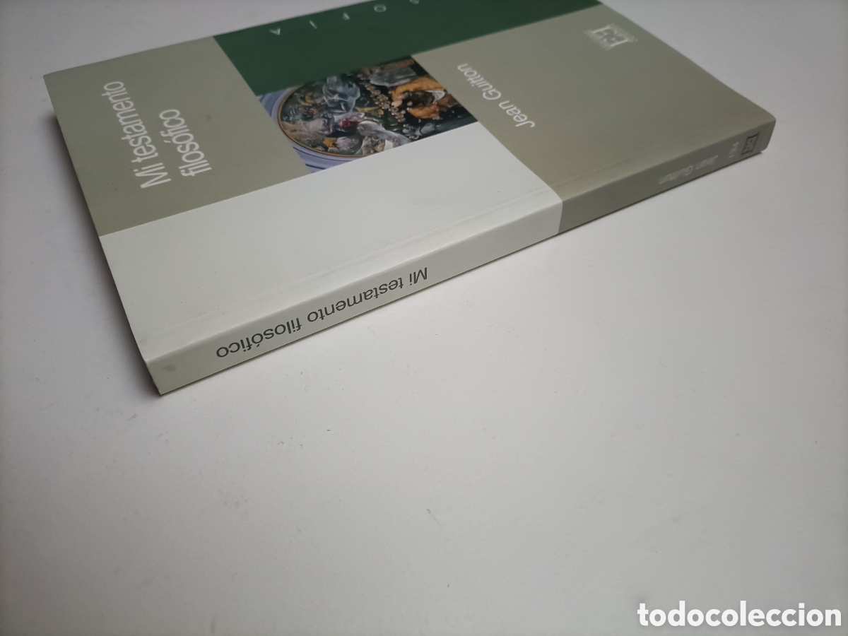 Libros de segunda mano: Mi testamento filos&oacute;fico Jean Guitton. - Foto 3