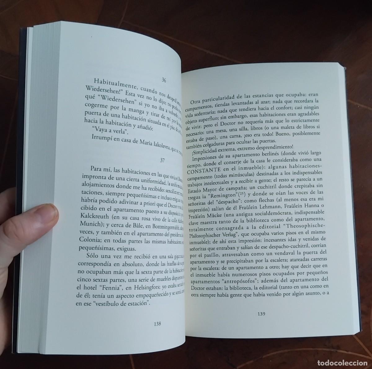 Libros de segunda mano: Andr&eacute;i Biely RECORDANDO ARUDOLF STEINER (I) - Foto 5