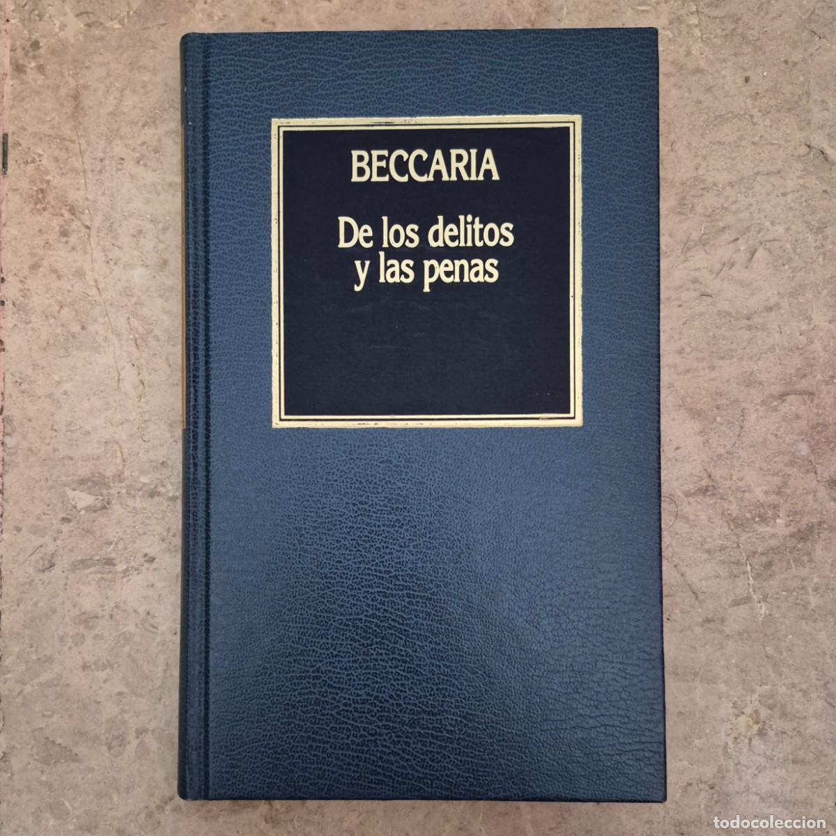 Libros de segunda mano: DE LOS DELITOS Y LAS PENAS - BECCARIA - Foto 1