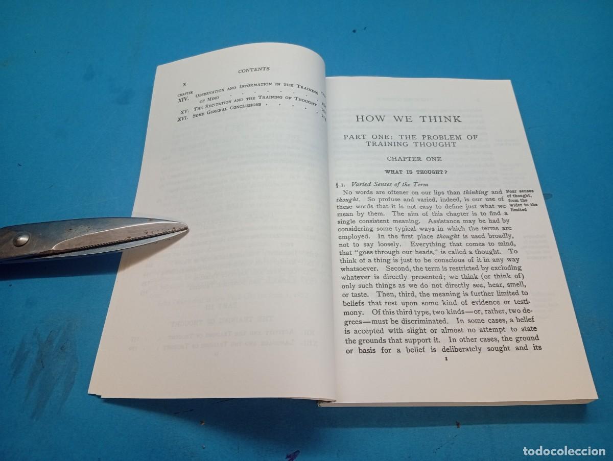 Libros de segunda mano: How We Think .- John Dewey - Foto 5