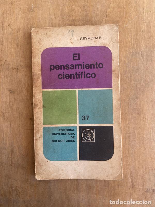 Libros de segunda mano: El pensamiento cientifico - Geymonat L. - Foto 1
