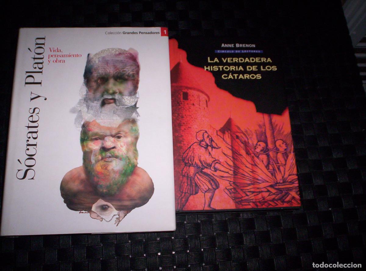Libros de segunda mano: Pack filosofia/ historia 2 libros ( Platon, Socrates, C&aacute;taros )