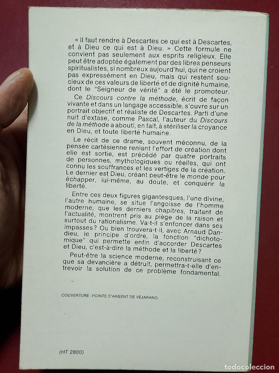 Libros de segunda mano: Robert Aron: Discours contre la m&eacute;thode (Plon. 1974) - Foto 2