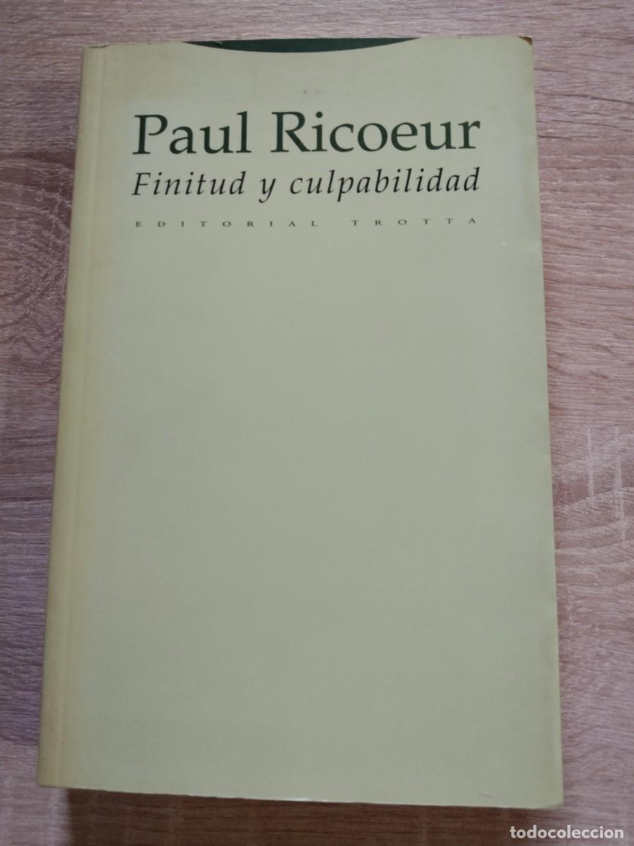 Libros de segunda mano: FINITUD Y CULPABILIDAD - Ricoeur, Paul - Foto 1