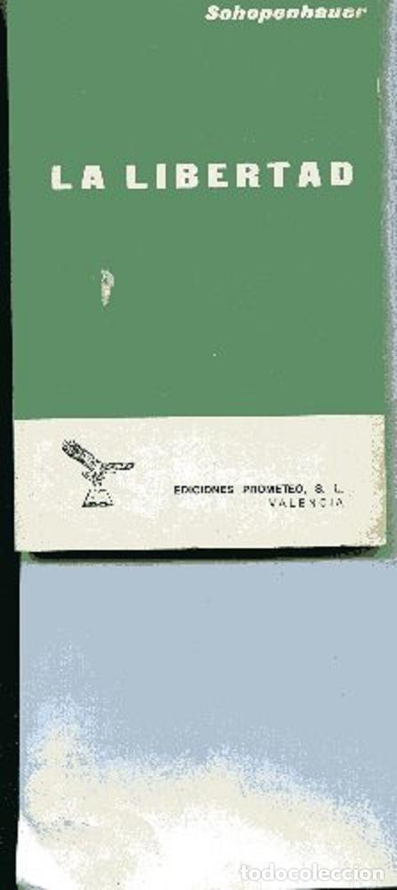Gebrauchte B&uuml;cher: SCHOPENHAUER ,, LA LIBERTAD ,, Prometeo,