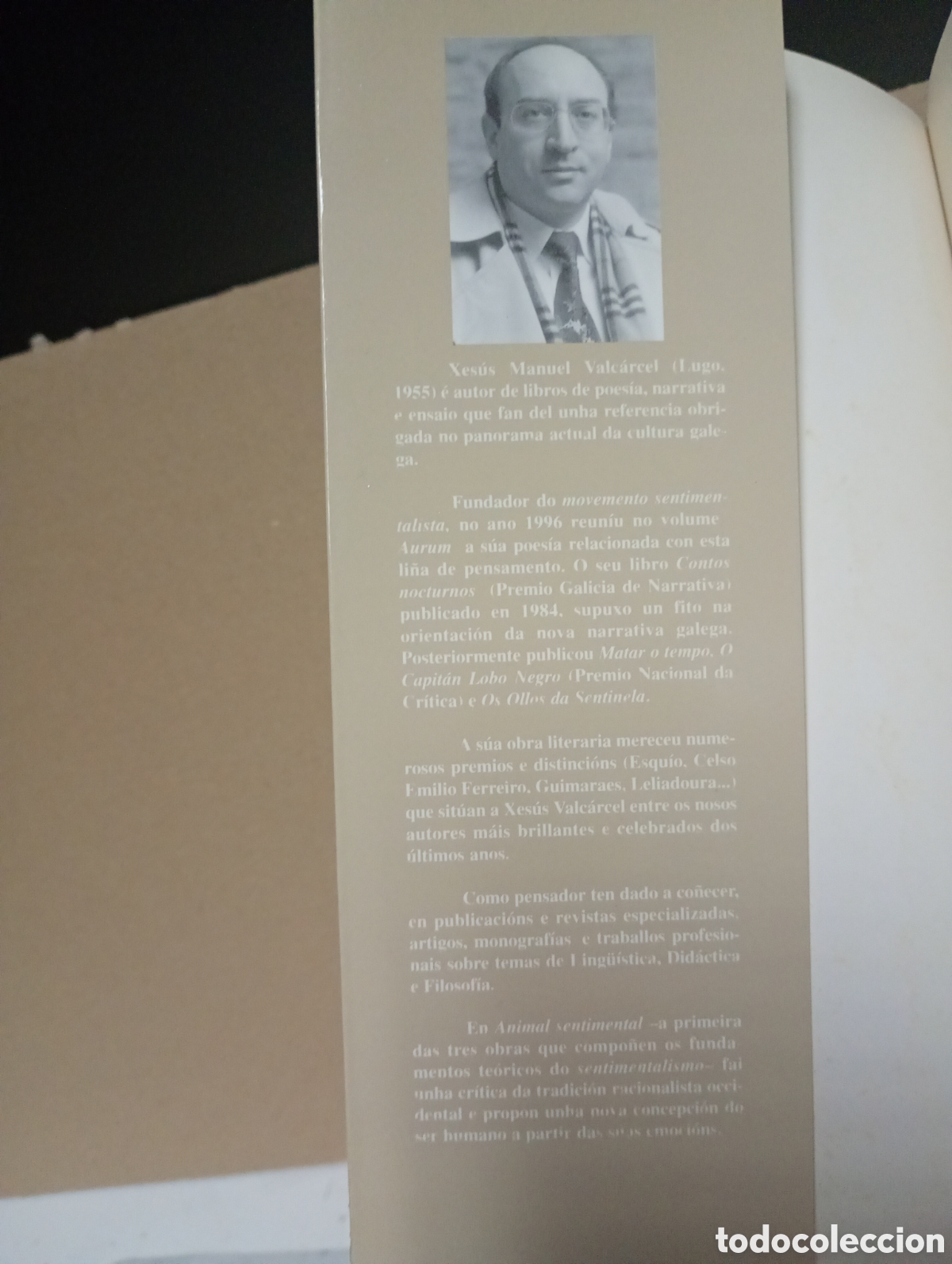 Libros de segunda mano: Animal sentimental e Dial&eacute;ctica sentimental de Xes&uacute;s Manuel Valc&aacute;rcel - Foto 7