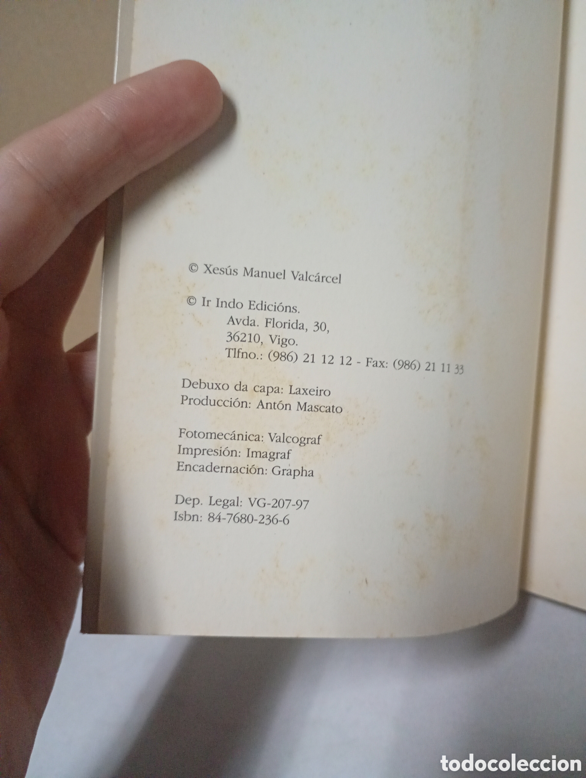 Libros de segunda mano: Animal sentimental e Dial&eacute;ctica sentimental de Xes&uacute;s Manuel Valc&aacute;rcel - Foto 9