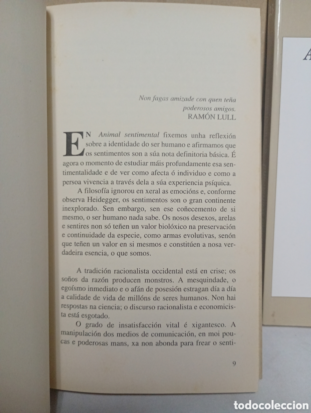 Libros de segunda mano: Animal sentimental e Dial&eacute;ctica sentimental de Xes&uacute;s Manuel Valc&aacute;rcel - Foto 12