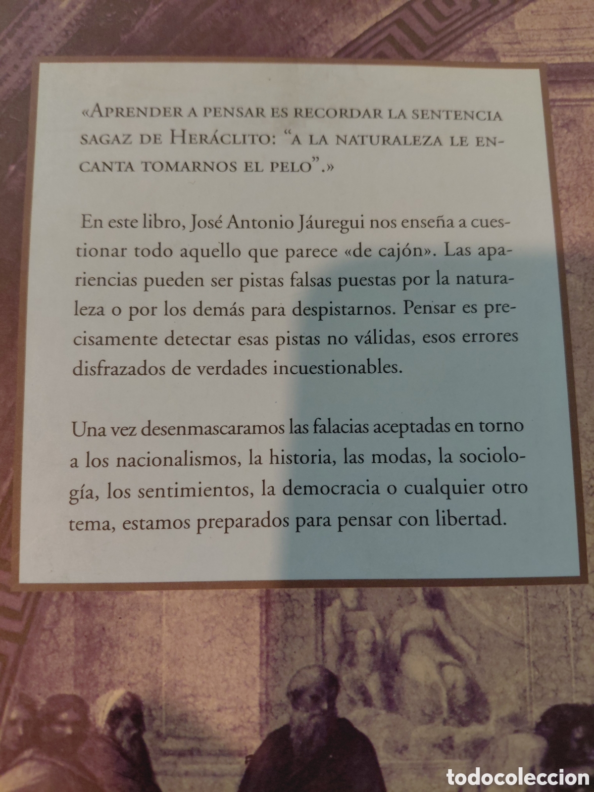 Libros de segunda mano: Jos&eacute; Antonio J&aacute;uregui. Aprender a pensar con libertad - Foto 2