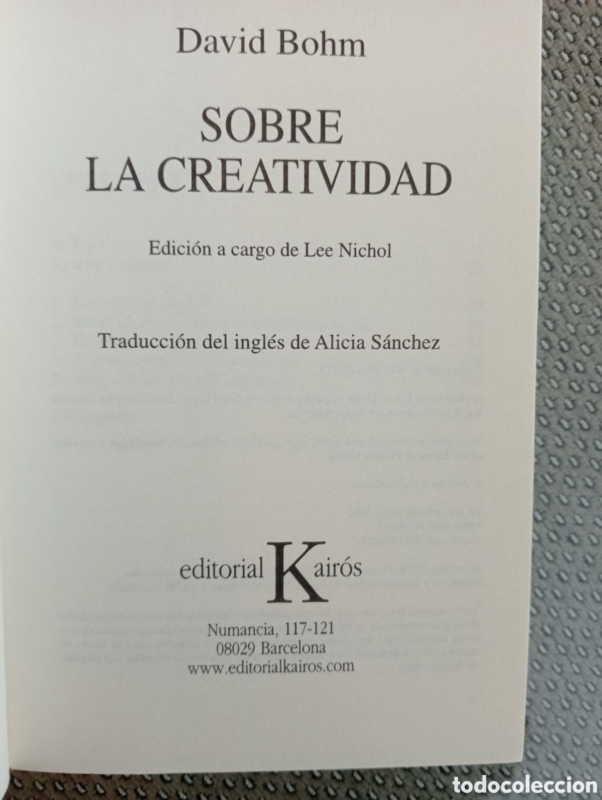 Libros de segunda mano: Sobre la creatividad / David Bohm - Foto 2