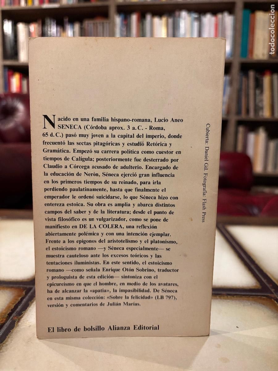 Libros de segunda mano: De la c&oacute;lera. S&eacute;neca. PEDIDO M&Iacute;NIMO 5&euro; - Foto 2